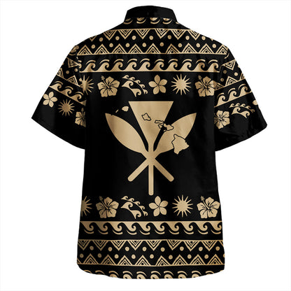 Hawaii Hawaiian Shirt Kanaka Map Vintage Set Hawaiian Symbols