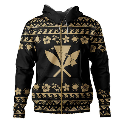 Hawaii Hoodie Vintage Set Hawaiian Symbols