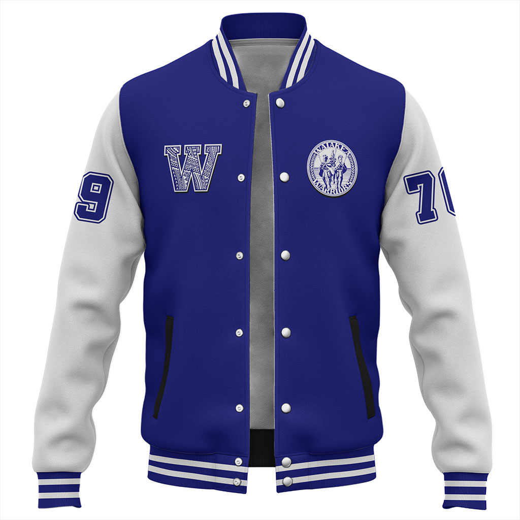 Hawaii Baseball Jacket Waiakea High School Polynesian Letters Style