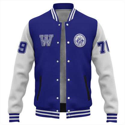 Hawaii Baseball Jacket Waiakea High School Polynesian Letters Style