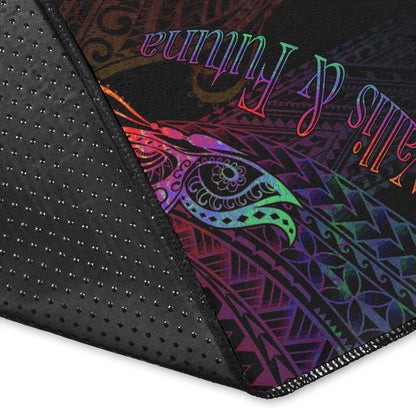 Wallis and Futuna Area Rug - Butterfly Polynesian Style