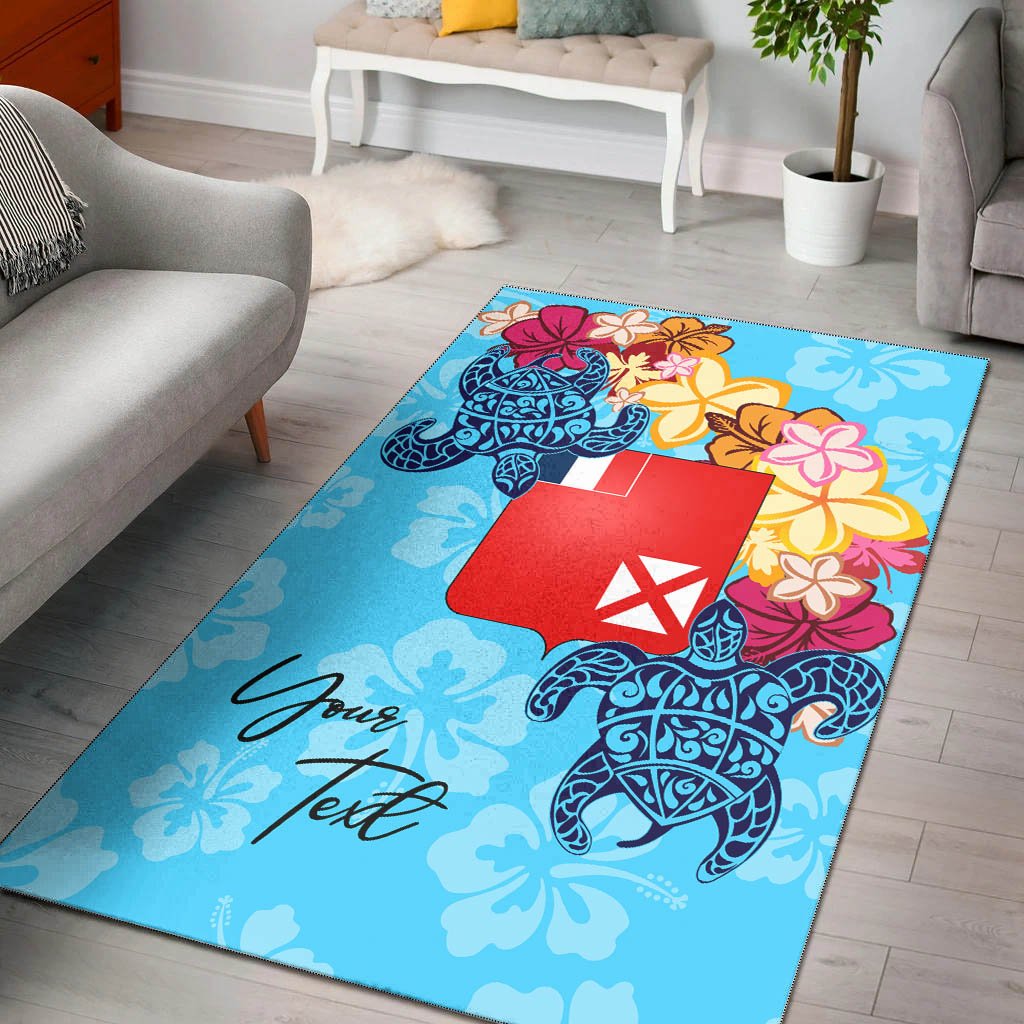 Wallis and Futuna Area Rug - Custom Personalised Tropical Style
