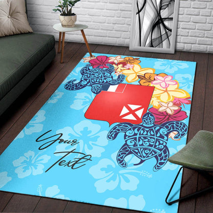 Wallis and Futuna Area Rug - Custom Personalised Tropical Style