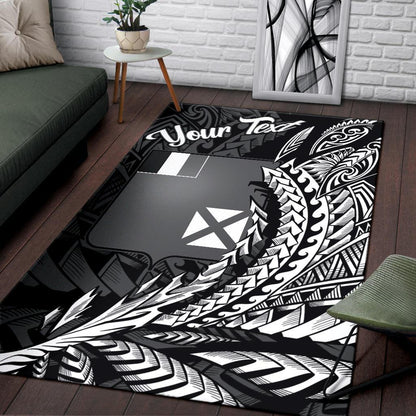Wallis and Futuna Area Rug - Custom Personalised Wings Style