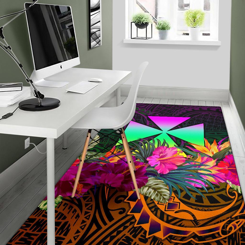 Wallis and Futuna Area Rug - Summer Hibiscus