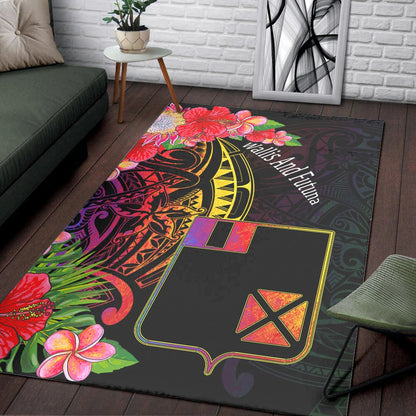Wallis and Futuna Area Rug - Tropical Hippie Style