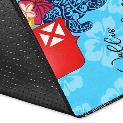 Wallis and Futuna Area Rug - Tropical Style