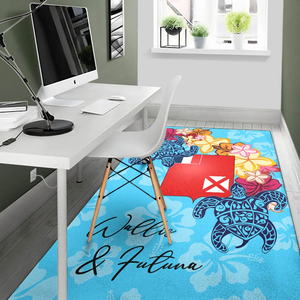 Wallis and Futuna Area Rug - Tropical Style