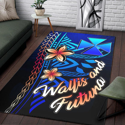 Wallis and Futuna Area Rug - Vintage Tribal Mountain