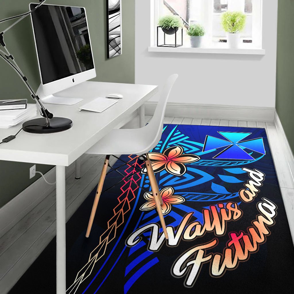 Wallis and Futuna Area Rug - Vintage Tribal Mountain