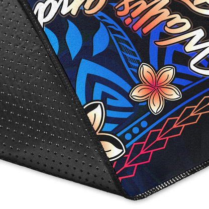 Wallis and Futuna Area Rug - Vintage Tribal Mountain