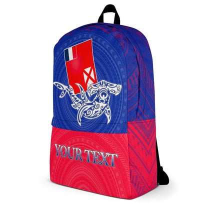 Wallis And Futuna Backpack - Custom Shark With Coat Of Arms