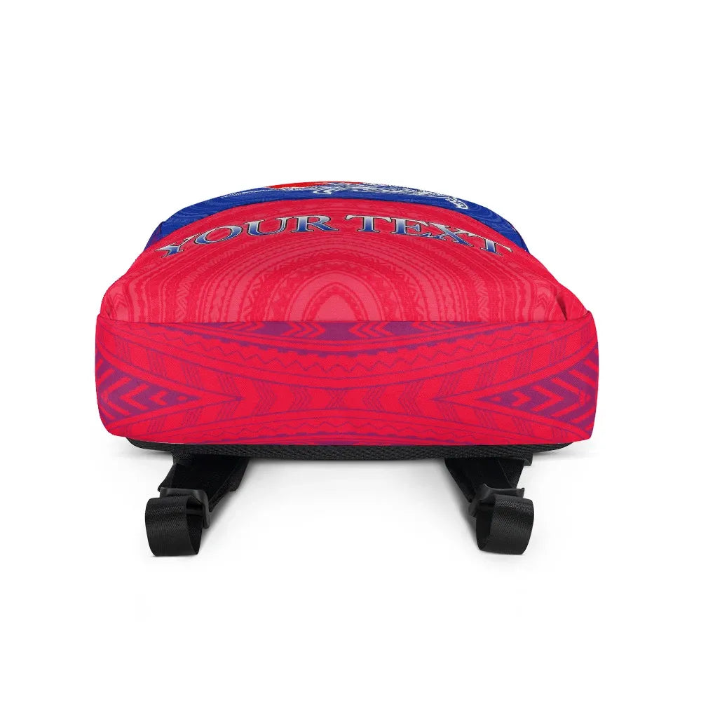 Wallis And Futuna Backpack - Custom Shark With Coat Of Arms