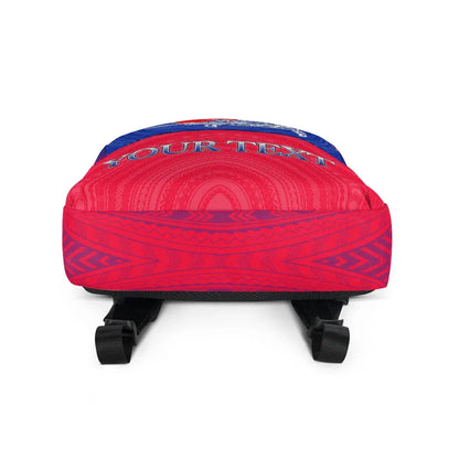 Wallis And Futuna Backpack - Custom Shark With Coat Of Arms