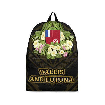 Wallis and Futuna Backpack - Polynesian Gold Patterns Collection