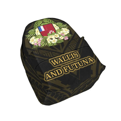 Wallis and Futuna Backpack - Polynesian Gold Patterns Collection