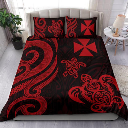 Wallis And Futuna Bedding Set - Red Tentacle Turtle