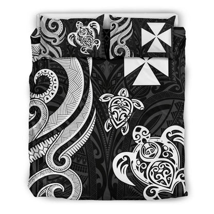 Wallis And Futuna Bedding Set - White Tentacle Turtle