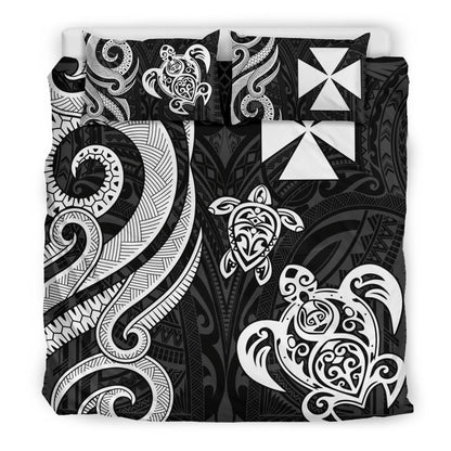 Wallis And Futuna Bedding Set - White Tentacle Turtle