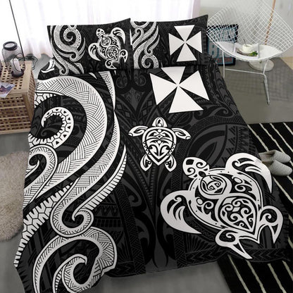 Wallis And Futuna Bedding Set - White Tentacle Turtle