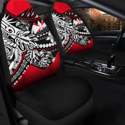 Wallis and Futuna Car Seat Cover - Tribal Jungle Pattern