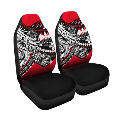 Wallis and Futuna Car Seat Cover - Tribal Jungle Pattern