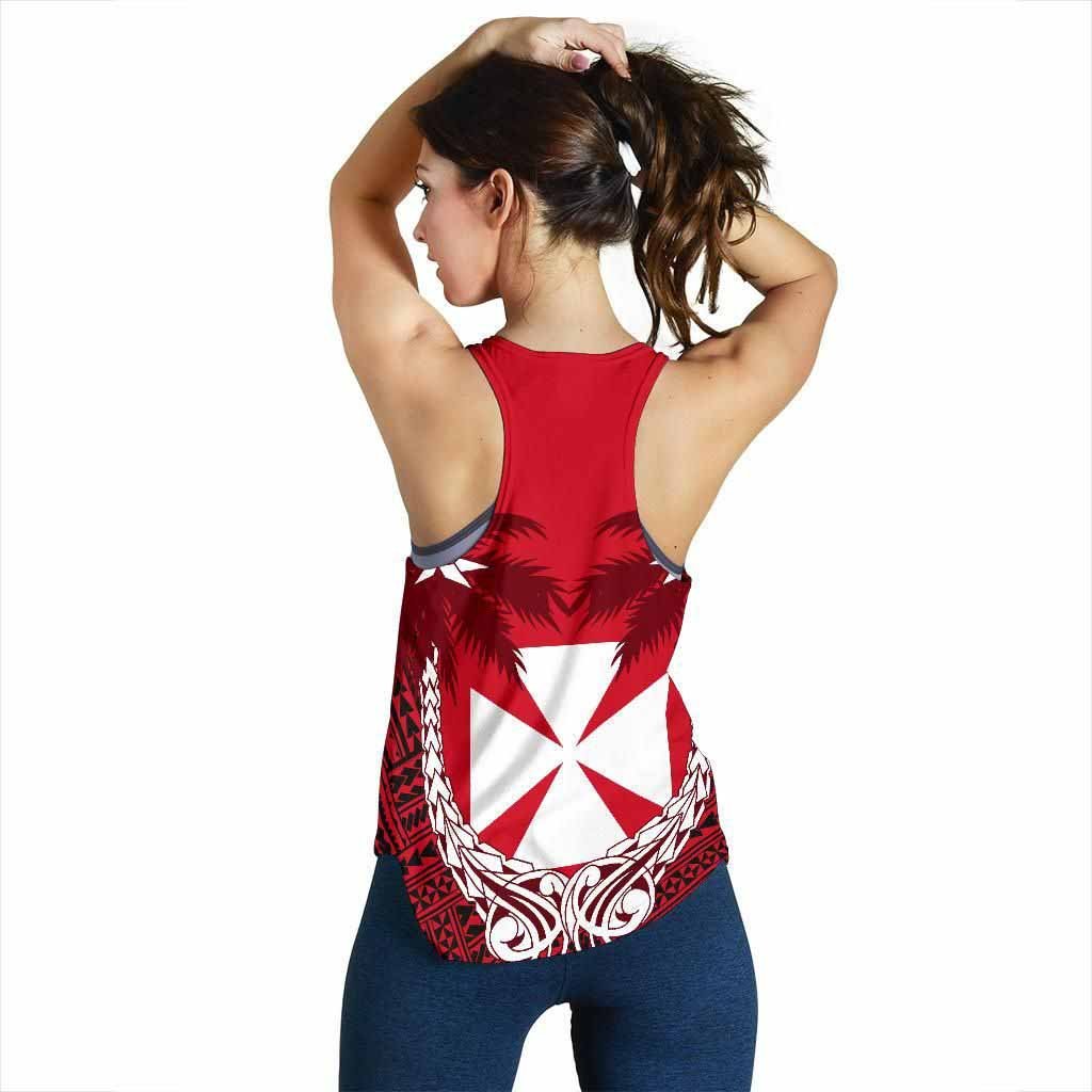 Wallis and Futuna Polynesian Coconut Women Racerback Tank