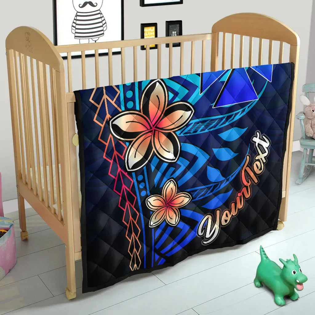 Wallis and Futuna Custom Personalised Premium Quilt - Vintage Tribal Mountain