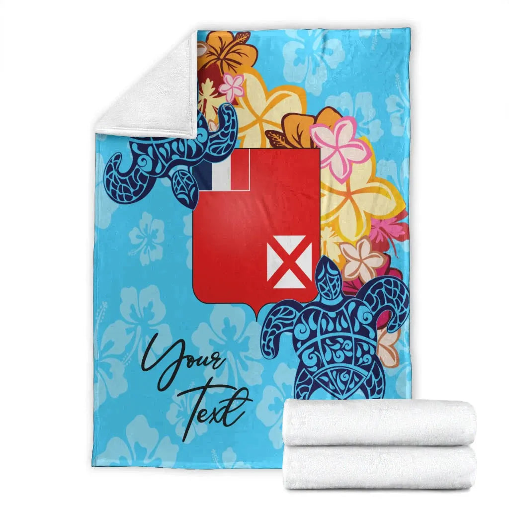 Wallis and Futuna Custom Personalised Premium Blanket - Tropical Style
