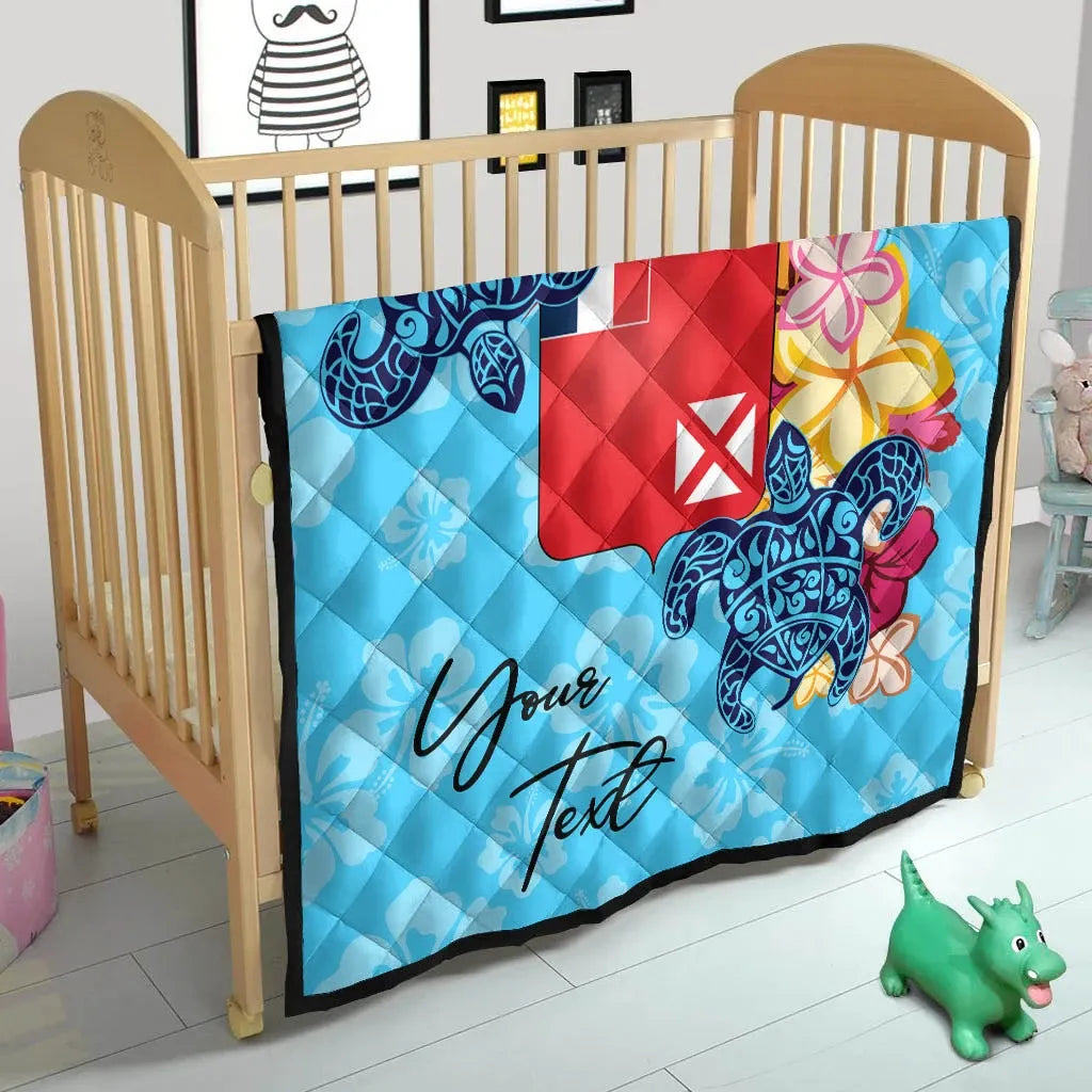 Wallis and Futuna Custom Personalised Premium Quilt - Tropical Style