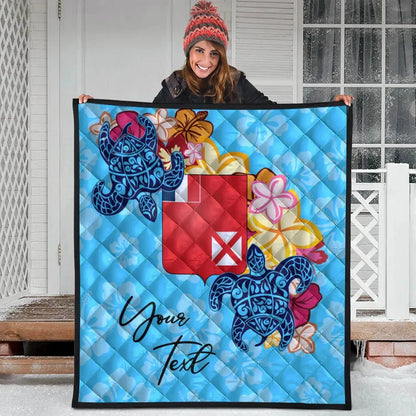 Wallis and Futuna Custom Personalised Premium Quilt - Tropical Style