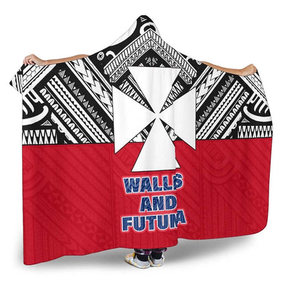 Wallis And Futuna Hooded Blanket - Polynesian Design