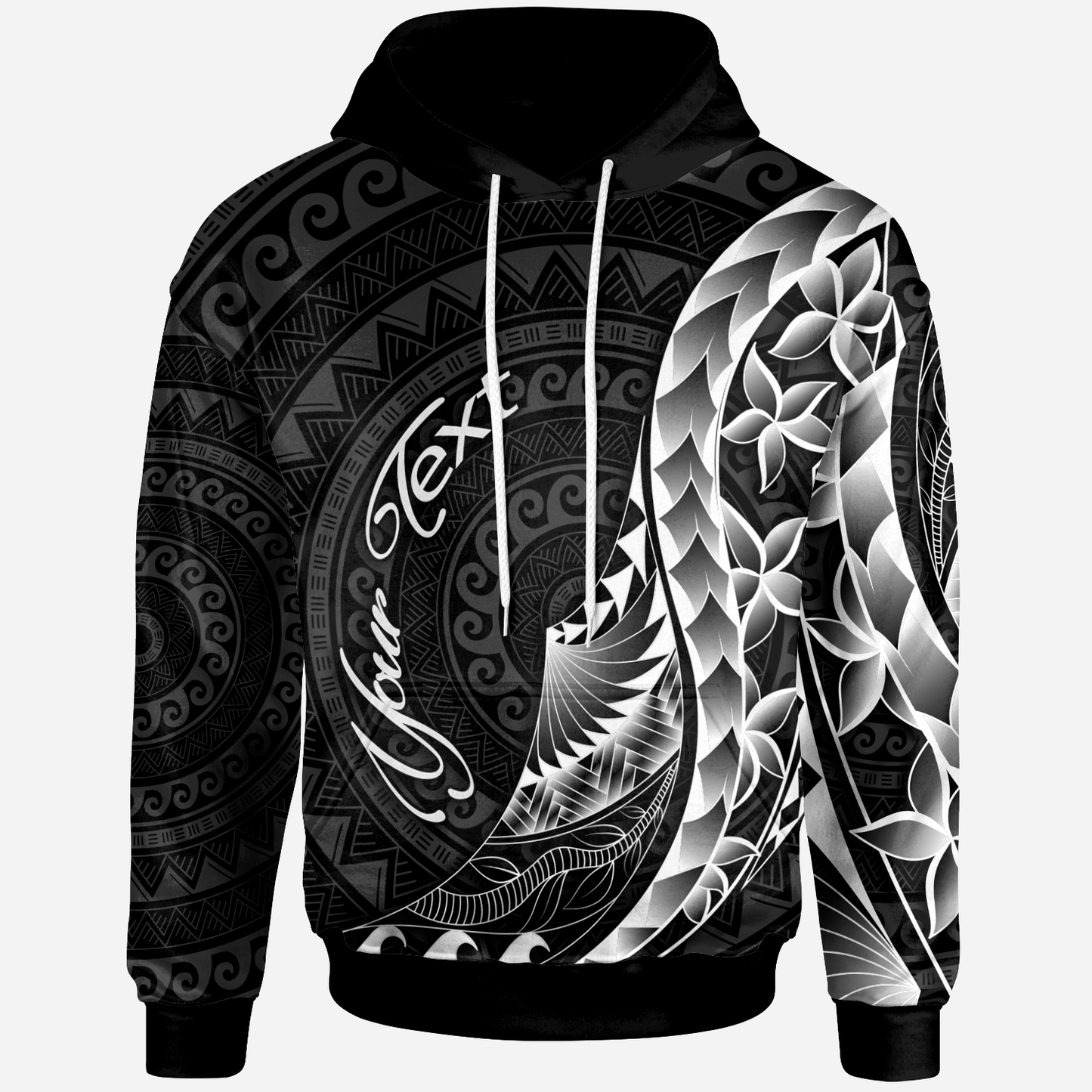 Wallis and Futuna Hoodie - Custom Personalised Polynesian Pattern Style