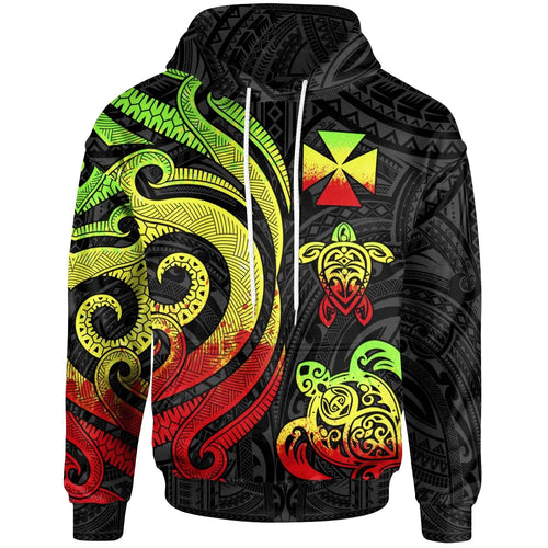 Wallis and Futuna Hoodie - Reggae Tentacle Turtle