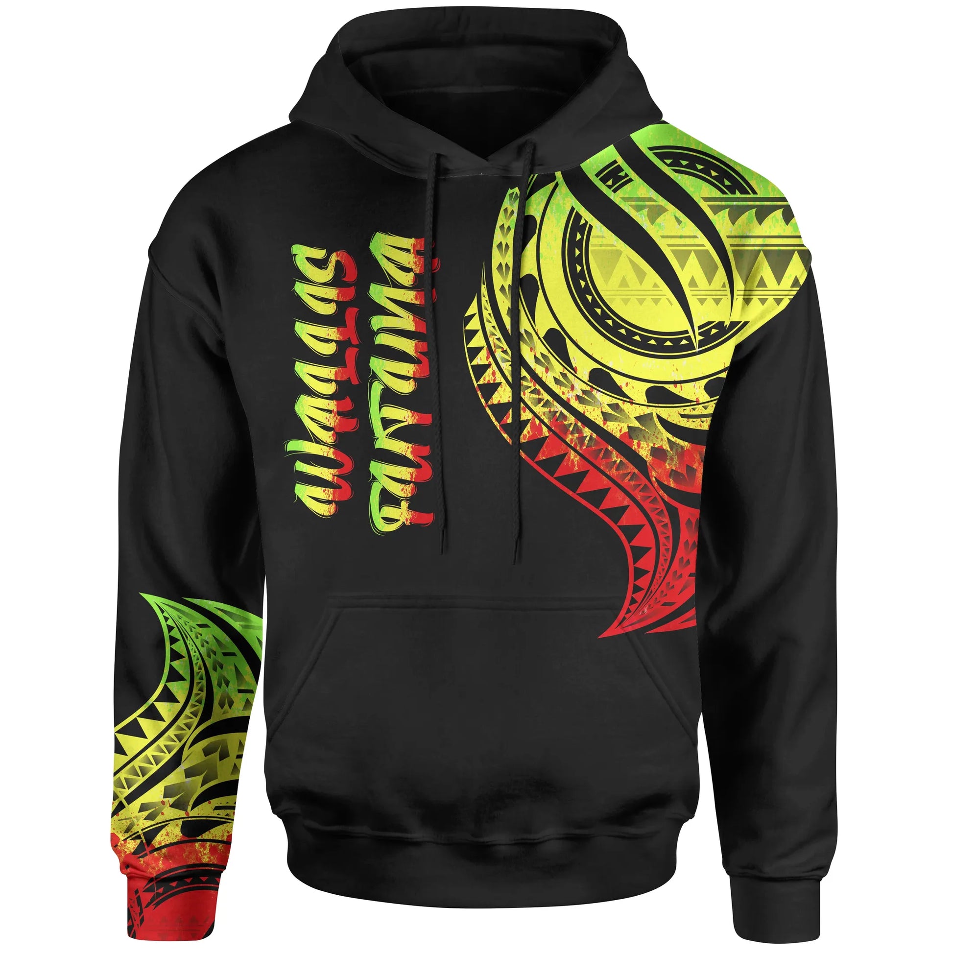 Wallis'nd Futuna Hoodie - Wallis'nd Futuna Tatau Reggae Patterns