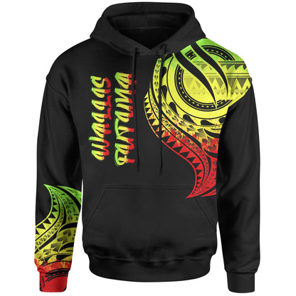 Wallis'nd Futuna Hoodie - Wallis'nd Futuna Tatau Reggae Patterns