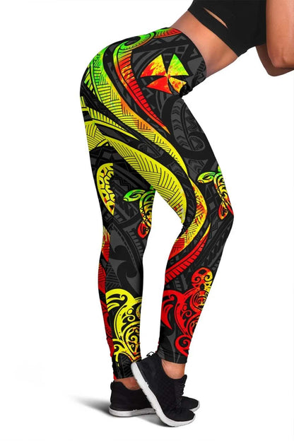 Wallis and Futuna Legging - Reggae Tentacle Turtle