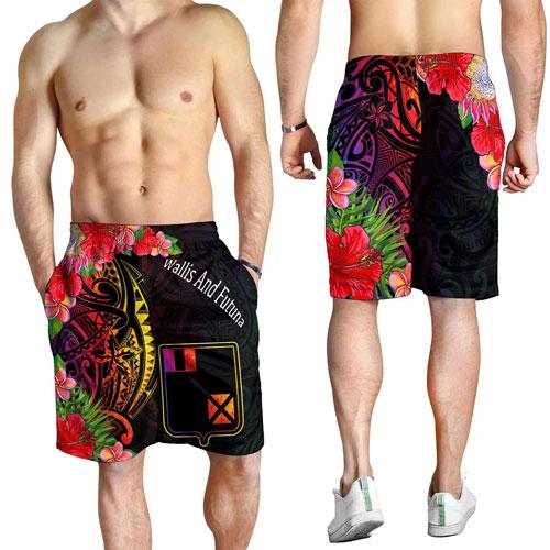 Wallis and Futuna Men Shorts - Tropical Hippie Style
