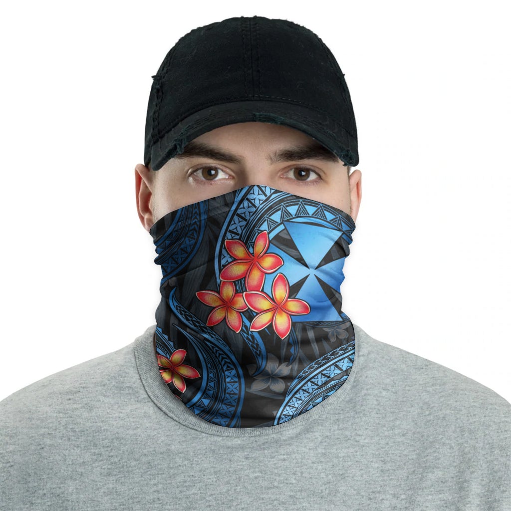 Wallis and Futuna Neck Gaiter - Plumeria Blue