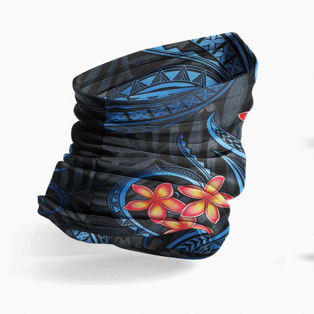Wallis and Futuna Neck Gaiter - Plumeria Blue