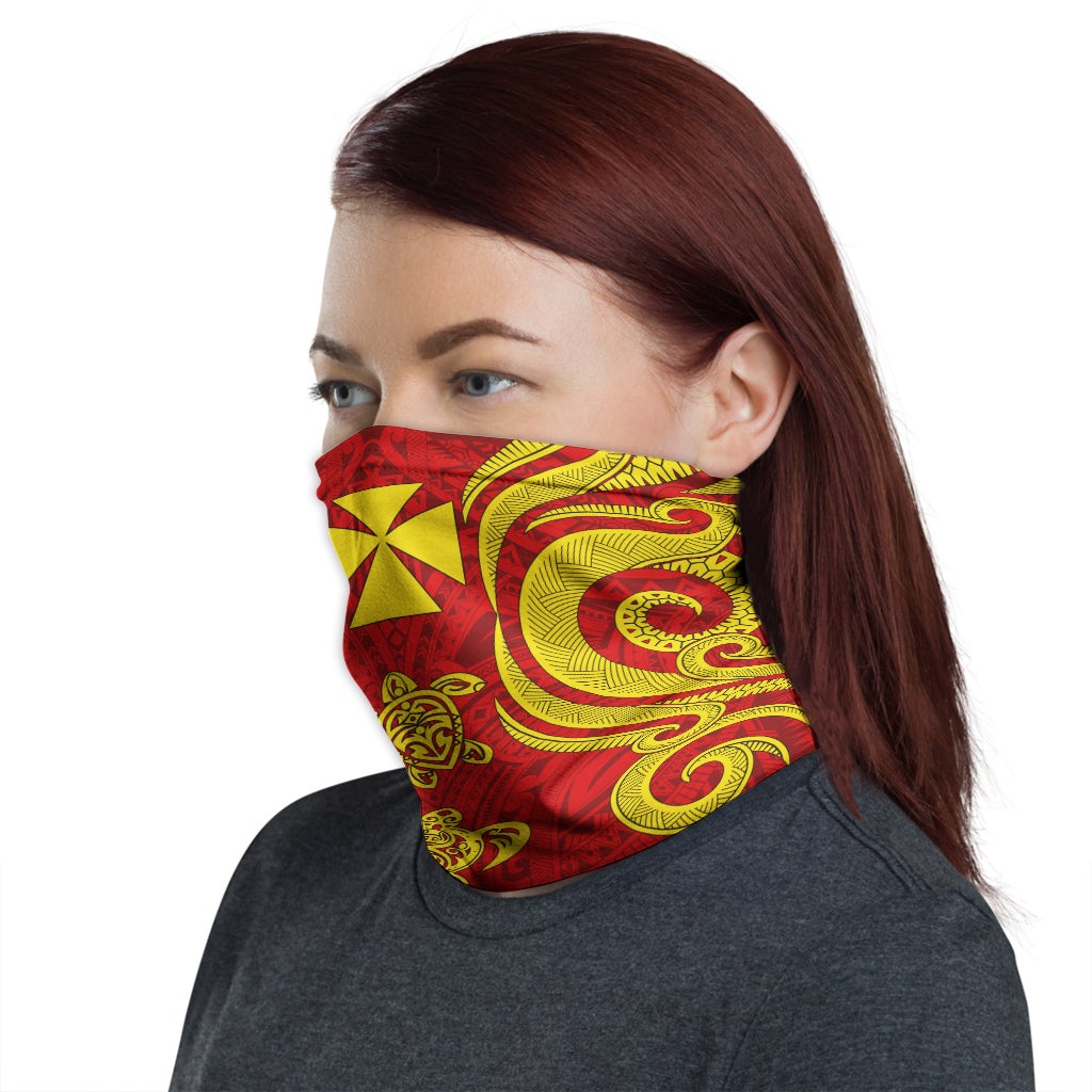 Wallis and Futuna Neck Gaiter - Turtle Tentacle Gold
