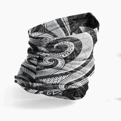 Wallis and Futuna Neck Gaiter - Turtle Tentacle White