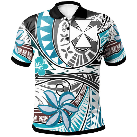 Wallis and Futuna Polo Shirt - Flower And Flow