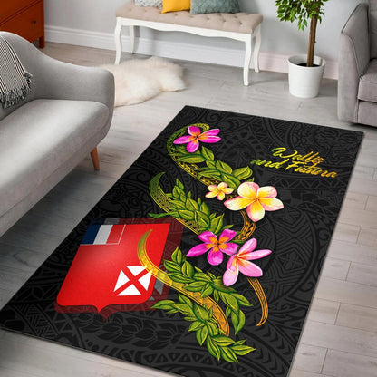 Wallis and Futuna Polynesian Area Rug - Plumeria Tribal