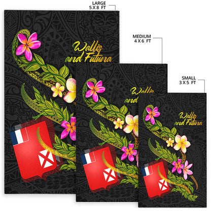 Wallis and Futuna Polynesian Area Rug - Plumeria Tribal