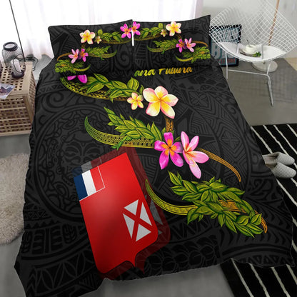 Wallis And Futuna Polynesian Bedding Set - Plumeria Tribal