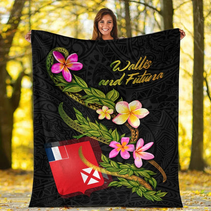 Wallis and Futuna Polynesian Blanket - Plumeria Tribal