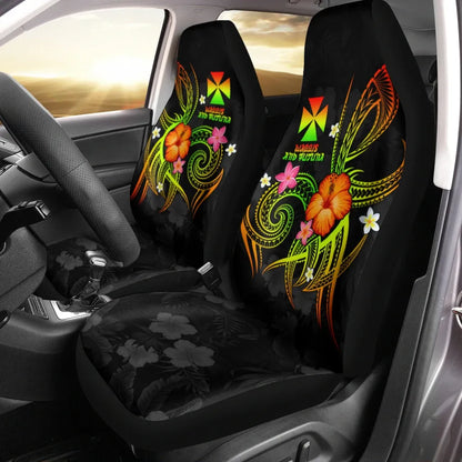 Wallis and Futuna Polynesian Car Seat Covers - Legend of Wallis and Futuna (Reggae)