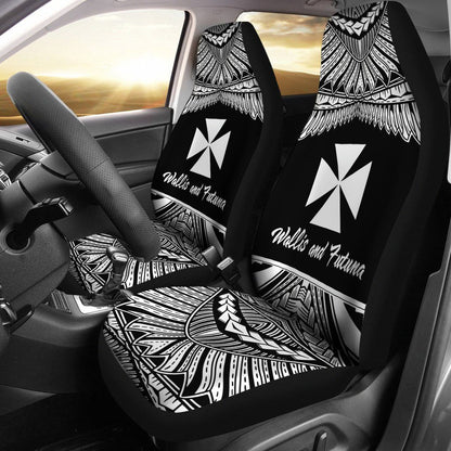 Wallis and Futuna Polynesian Car Seat Covers - Pride White Version