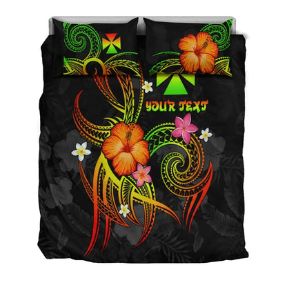 Wallis And Futuna Polynesian Personalised Bedding Set - Legend Of Wallis And Futuna (Reggae)